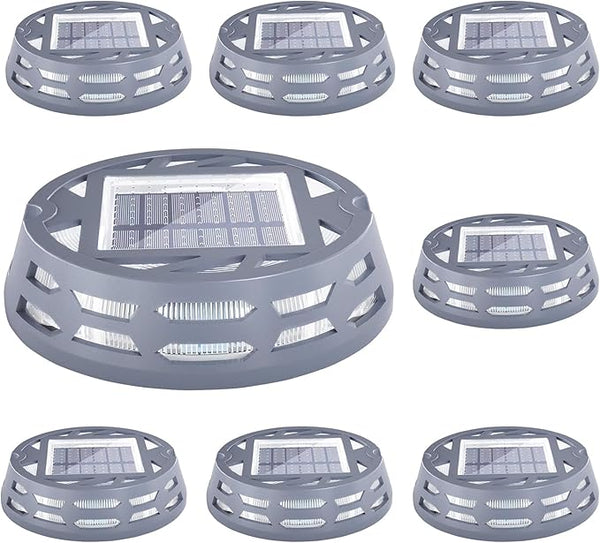 Solar Deck Lights Outdoor Driveway Marker Dock LED Light,3 Lighting Modes,Warm/Bright White and Blue IP67 | Lumora