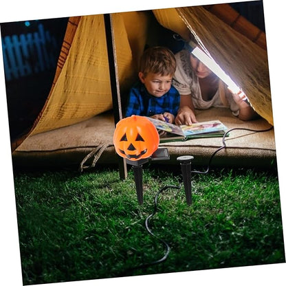 6pcs Led Ground Luminous Lamp Stakes Garden Solar Pathway Lights Outdoor Light Plastic Stake Spike Garden Edging Decorative
