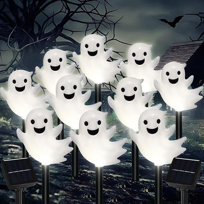 Solar Christmas Pathway Lights (Cool White)