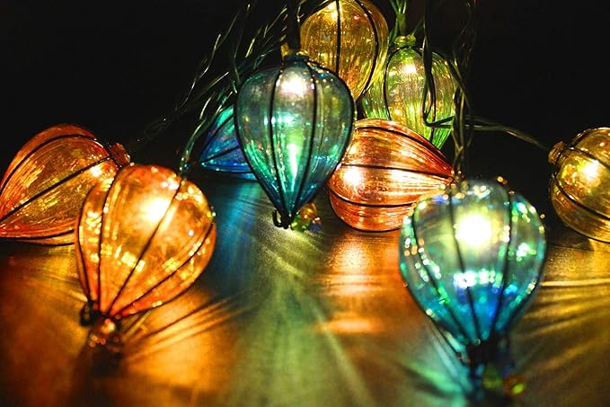 11FT Fairy String Lights with 10 Color Bulbs Decorations, Outdoor Tropical Beach Theme Lights Patio String Lights | Lumora