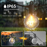 Kawaya 200FT Outdoor String Lights - LED Waterproof Patio Light for Outside with 100+4 G40 Globe Blubs | Lumora