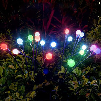 Hilitand Solar Bright Solar Swaying Lights Yard Patio Pathway Decoration (6 Colorful Light)
