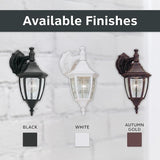 Designers Fountain Waterbury Outdoor Light Fixture, 14.25 Inch Exterior Wall Lantern Sconce for Front Door, Patio | Lumora