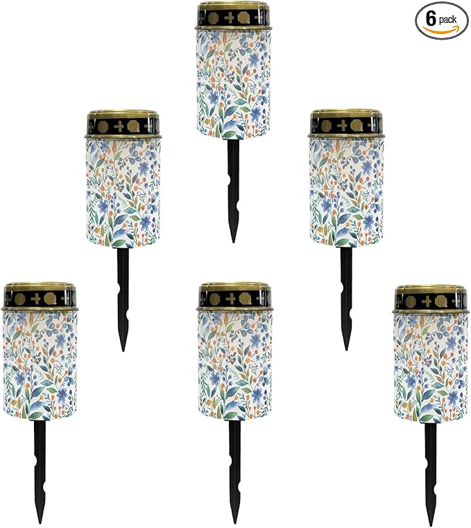 Leaves Blue Solar Light Outdoor Waterproof Solar Garden Lights Landscape Lighting Pathway Lights for Yard Patio Solar-Powered Fairy Lights for Outside,Warm White