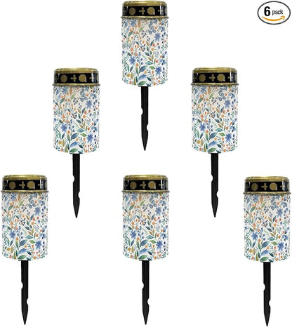Leaves Blue Solar Light Outdoor Waterproof Solar Garden Lights Landscape Lighting Pathway Lights for Yard Patio Solar-Powered Fairy Lights for Outside,Warm White