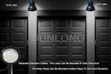 SUNLONG Solar Powered Spot Lights Outdoor Waterproof 2 in 1 Bright Solar SpotLights Power Adjustable for Flag Yard | Lumora