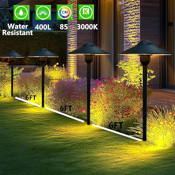 Low Voltage Path Lights Cast Aluminum Pathway Lights Driveway Light,Wire Connectors - Outdoor Lighting Accessory | Lumora
