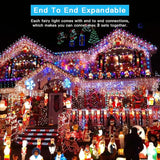 AmyHomie Color Changing Halloween Lights, 108Ft 300LED Warm White&Multicolor Christmas String Lights, 8 Modes | Lumora