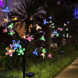 Solar Flower Fairy Light, Colorful Stainless Steel Solar Path Stake Lights for Outdoor Landscape Lighting, Lawn | Lumora