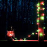 4 Pack Red and Green Christmas String Lights, Each 20FT 60 LED Fairy Lights Battery Operated with Timer, Waterproof | Lumora