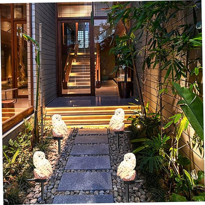 Solar-Powered Landscape Light Ground Plug Lamp Solar Pathway Light Weatherproof Auto Charging Decor