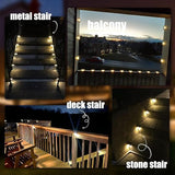Plastic Solar Stairs Light Automatic Sensor Weather Resistant Easy Installation Energy Efficient Outdoor Versatile | Lumora