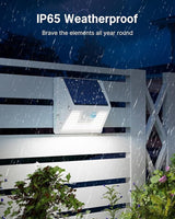 12 Pack Solar Lights Outdoor Motion Sensor, Waterproof Fence Lights with 3 Lighting Mode, Cool White LED Security | Lumora