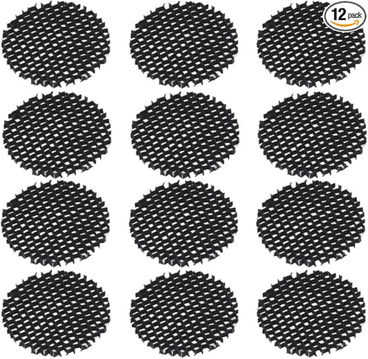 Gardenreet Aluminum Hexagonal Louver Lens for MR16 Bulb - Low Voltage Landscape Lighting Spotlight, Well Light, Down Light - Reducing Brightness and Side Glare (12 Pack)