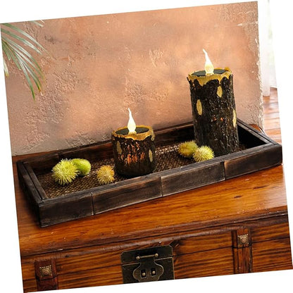 SUPVOX Solar Stump Light Outdoor Solar Powered Garden Decoration Compact Design for Lawn and Patio Easy Installation for Pathway