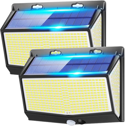 QUQUQ Solar Pathway Lights Wireless Solar Powered Outdoor Lights Garden Easy Installation Yard Patio Decor