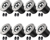 JESLED Low Voltage Landscape Lights, 6W LED Well Lights IP67 Waterproof, 6000K Bright - Outdoor Lighting Accessory | Lumora