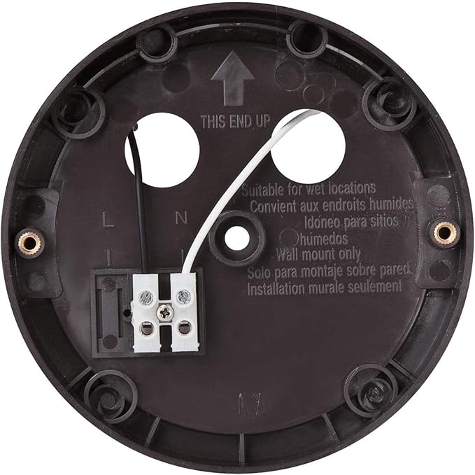 Westinghouse 6364300 Two 18W Motion Sensor, Bronze Finish with Acrylic Lens LED Outdoor Security Wall Light,