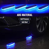 YiLaie Blue Solar Lights for Outside Auto ON/Off, Small Stick on Solar Strip Lights Outdoor Waterproof for Stair | Lumora