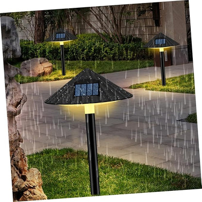 Solar Energy Lawn Lamp with Light Sensor, Waterproof Outdoor Garden Path Light, Warm LED Landscape Lighting for Yard Decor