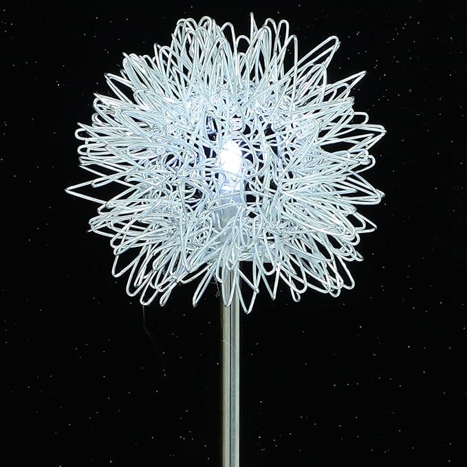 Solar Garden Lamp Outdoor Solar Energy Ground Plug Lamp Waterproof LED Path Light for Lawn and Patio Decoration