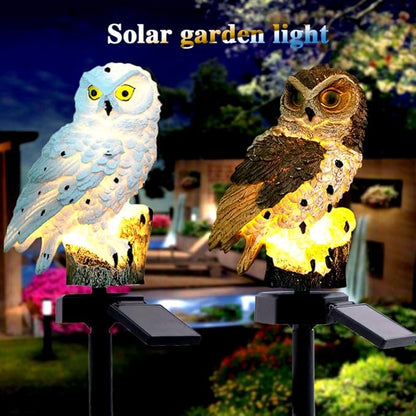 Garden Solar Lights Outdoor, OWL Shape Waterproof LED Decorative Garden Stake Lights for Pathway Walkway Yard Patio Lawn Landscape Lighting