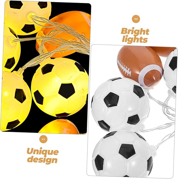 Led Sports String Light Lights Battery Operated Outdoor Decorative Lighting for Camping Parties and Sports Events for Atmosphere