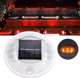JEOZBM Solar Driveway Lights, Outdoor LED Solar Pathway Lights, Round Solar Deck Lights Step Markers Light for | Lumora