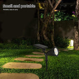 minkissy Solar Landscape Spotlights Outdoor Waterproof Solar Powered Yard Lights with 4 Warm LED Bulbs 3 Lighting | Lumora
