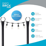 BIRDROCK HOME Poles for Outdoor String Lights - Weather Resistant, Durable, Easy to Install, Sturdy Pole for | Lumora