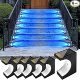 Crescent-Shaped Solar Step Lights for Outside Waterproof IP67,Long-Lasting LED Stair Light - Outdoor Path Light | Lumora