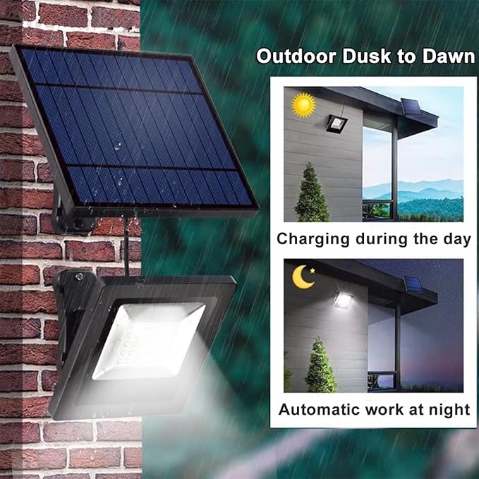 2 Pack Solar Wall Mount Lights - Super Bright Solar Security Flood Lights for Outdoor Use, IP65 Waterproof, Dusk to | Lumora