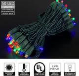 Everfit Lighting 50 Count 5MM Wide Angle Led Christmas Lights Set,Outdoor Led String Lights for Garden Patio | Lumora