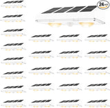 VOLISUN Solar Fence Lights, 24 Pack Solar Powered Fence Lights Outdoor with Warm White LED Spot Lens, IP65 | Lumora
