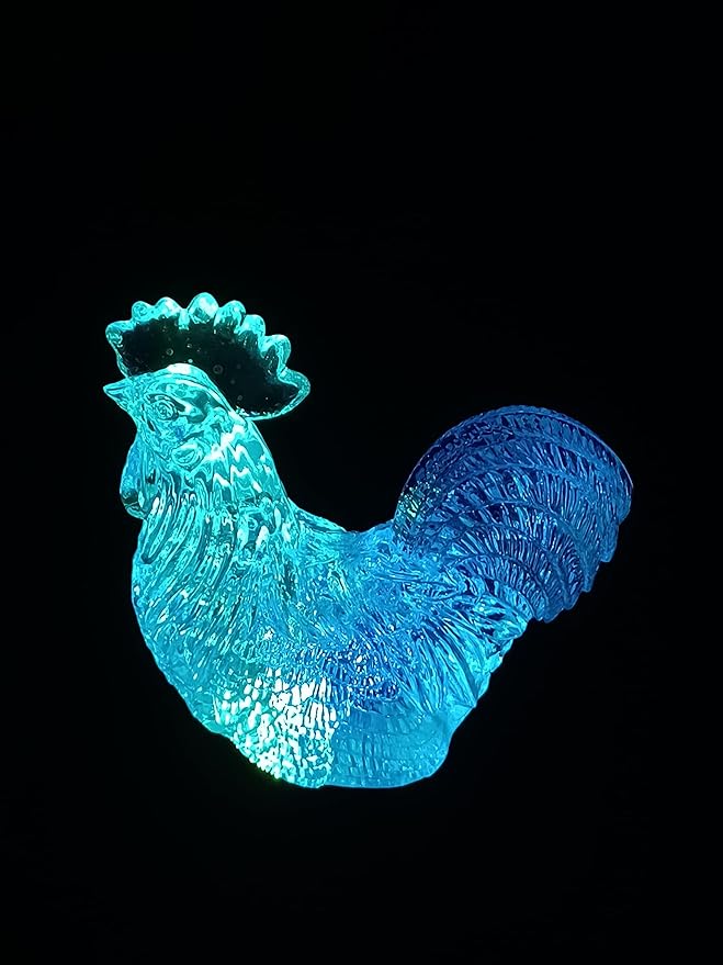 Starry Illuminate 3 PCS Solar Color Changing Style Garden Stake Light Pathway Stake Light (Rooster)