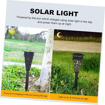Alipis Solar Outdoor Lawn Lights Waterproof Solar Garden Path Lights Warm White Landscape Yard Lighting for Patio Lawn and Home Decoration