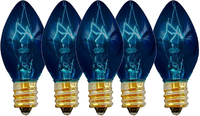 EST. LEE DISPLAY L D 1902 C7 4th of July Light Bulbs, Transparent Multi-Colored - Outdoor Lighting Accessory | Lumora