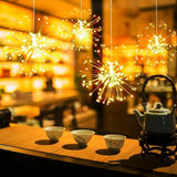 10 Pcs Total 1000 LED Firework Copper Wire Lights, 8 Modes Fairy Twinkle Lights Plug in String Lights 1M/3.3FT | Lumora
