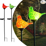 2 Pack Solar Powered Garden Stake Lights Outdoor, Cute Animal Outdoor Figurine Lights Ornament Statue Decor for | Lumora