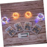 PRETYZOOM Waterproof Remote Control Star String Lights 8-Function LED Copper Wire Decorative Lights for Outdoor | Lumora