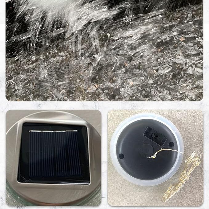 Ulalaza 2PCS Garden Solar Lights Warm Color LED Flower Stake Light Decorative Landscape Lawn Yard Outdoor Lights Lamp Body Diameter 11mm/4.3inch Height 14cm/5.5inch