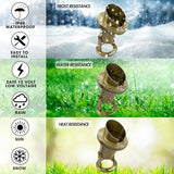 Waterproof Underwater Light 175 Solid Brass 7WMR16 LED Bulb Pond Submersible Waterfall Pool Fountain Light for | Lumora
