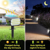 Solar Spot Lights Outdoor Waterproof IP65, [4 Pack/52 LED] 2-in-1 Solar Landscaping Spotlights, 3 Lighting Modes | Lumora