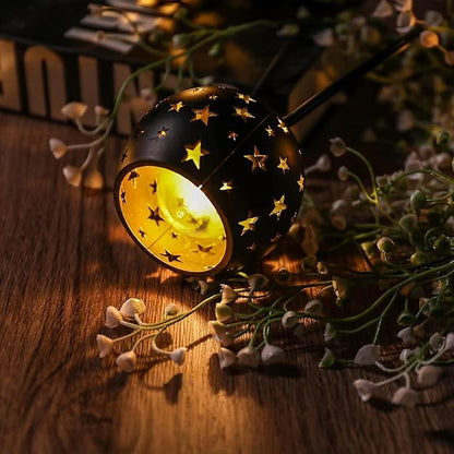 Vigdur Lantern String Lights, Star String Lights Plug in with 10 Clear G40 Bulbs and Star Plastic Lamp Shades, Ramadan Decoration Light for Home Holiday Eid Decorations(9.84FT)