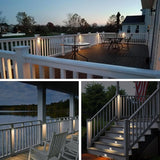 GKOLED Landscape Deck Light, Low Voltage 12V AC/DC Outdoor Patio Lighting, LED 2W Step Light, Die-Casting Aluminium | Lumora