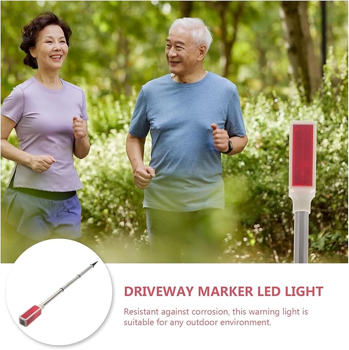 Gadpiparty Solar Driveway Marker Lights, Led Outdoor Driveway Markers, Waterproof Solar Pathway Lights for Garden | Lumora