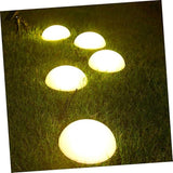 Veemoon Solar Garden Lamp Warm Light Hemisphere Ground Stake Outdoor Pathway Light for Patio Driveway Flower Bed | Lumora