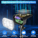 NYMPHY Solar Lights Outdoor Waterproof IP68, 56 LED 3 Lighting Modes Solar Powered Garden Yard Spot Solar Lights | Lumora