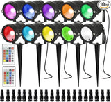RGB Halloween Low Voltage Landscape Lights Color Changing 5W LED Landscape Lighting Outdoor Waterproof Remote | Lumora
