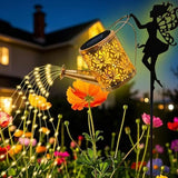 Solar Watering Can Lights,Garden Decor Solar Fairy Watering Lantern, LED Solar Fairy Outdoor String Lights, Star | Lumora